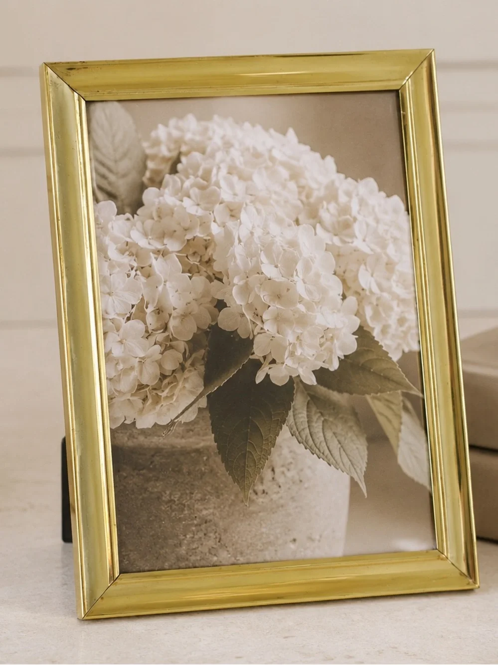 Vintage Solid Brass Photo Frame 5”X 7”